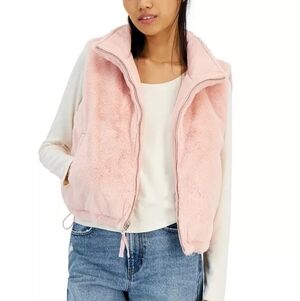 Love Tree Soft Pink Faux Fur Vest